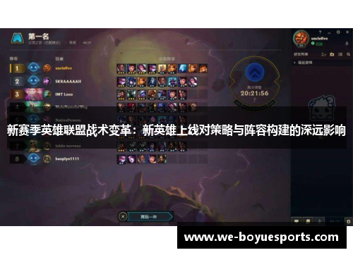 新赛季英雄联盟战术变革：新英雄上线对策略与阵容构建的深远影响